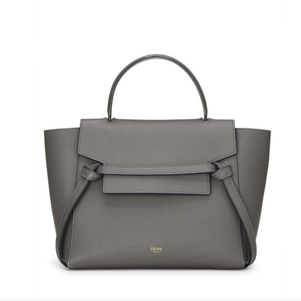 Celine Belt Bag Grey Leather